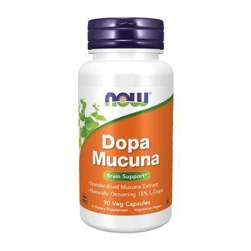Допа Мукуна NOW Dopa Mucuna, 90 вегетарианских капсул NOW DOPA Mucuna (90 veg caps) 000007690 фото