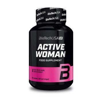 Мультивитаминный комплекс для женщин BioTech USA Active Woman (60 таблеток) BioTech Active Woman (60 tabs) 000004170 фото