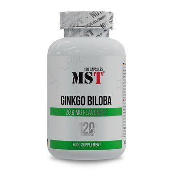Экстракт гинкго билоба MST Ginkgo Biloba 120 мг (120 капсул) MST Ginkgo Biloba 120 mg (120 caps) 000030366 фото