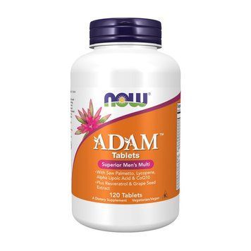 Чоловічі мультивітаміни NOW Foods ADAM Men's Multi (Преміум комплекс), 120 таблеток NOW Adam (120 tab) 000010905 фото