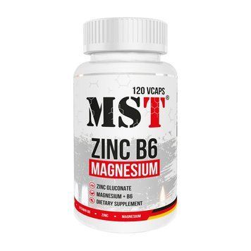 Минеральный комплекс MST Zinc Magnesium B6 (ZMB6), 90 вегетарианских капсул MST Zinc Magnesium B6 (120 vcaps) 000027405 фото