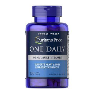 Puritan's Pride One Daily Men's Multivitamin (100 caplets) 000011594 фото
