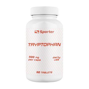Л-триптофан Sporter L-Tryptophan 500 мг 90 таблеток Sporter Tryptophan 500 mg (90 caps) 000033267 фото