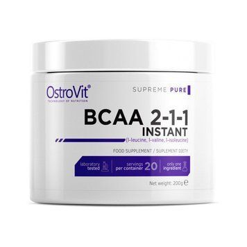 Амінокислоти OstroVit BCAA 2-1-1 Instant 200 г OstroVit BCAA 2-1-1 Instant (200 g, коричневый) 000012646 фото