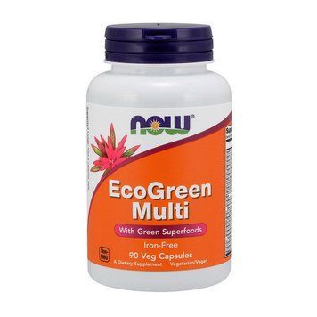 NOW EcoGreen Multi (90 veg caps) 000004858 фото