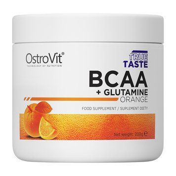 Аминокислоты OstroVit BCAA + Glutamine восстановительный комплекс, 200 г OstroVit BCAA + Glutamine (200 g, grapefruit) 000026236 фото