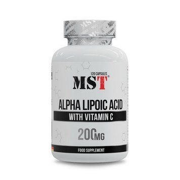 Альфа-ліпоєва кислота з вітаміном C MST Nutrition Alpha Lipoic Acid with Vitamin C 200 mg (60 / 120 капсул) 000030812 фото