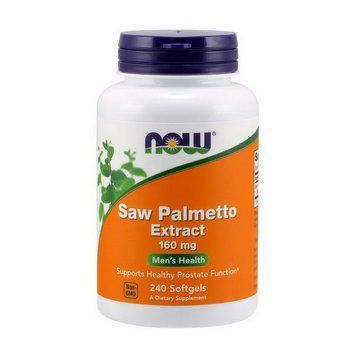 NOW Saw Palmetto Extract 160 mg (240 softgels) 000019625 фото