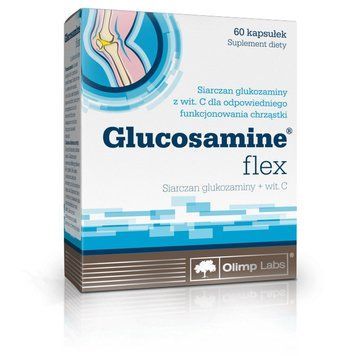 Глюкозамін сульфат з вітаміном С OLIMP Glucosamine Flex, 60 капсул 000002751 фото