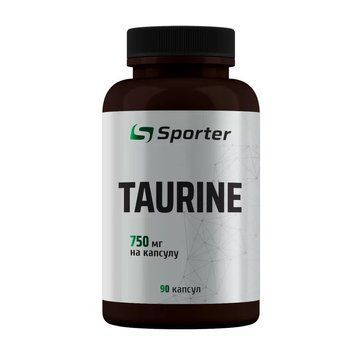 Таурин Sporter Taurine 750 мг 90 капсул Sporter Joint Mobility (60 tab) 000033270 фото