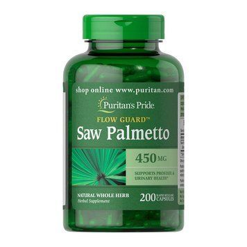 Puritan's Pride Saw Palmetto 450 mg (200 caps) 000014861 фото