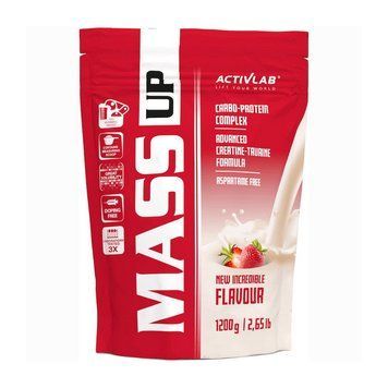 Гейнер для набора массы Activlab Mass Up (3 кг) Activlab Mass Up (3 kg, клубника) 000033045 фото