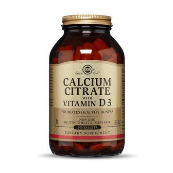 Solgar Calcium Citrate with vit D3 (240 tab) 000018354 фото