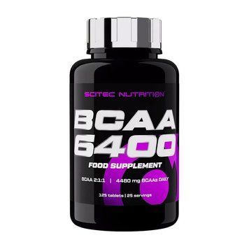 Scitec Nutrition BCAA 6400 (125 tabs) Аминокислоты BCAA Scitec Nutrition BCAA 6400 125 таблеток 000000053 фото