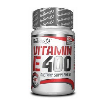 BioTech Vitamin E 400 (100 softgels) 000000640 фото