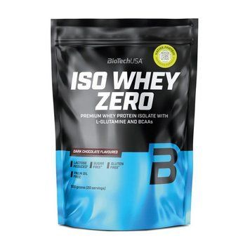 Ізолят сироваткового протеїну BioTechUSA Iso Whey Zero, 500 г BioTech Iso Whey Zero (500 g, chocolate) 000001676 фото