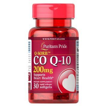 Puritan's Pride Q-SORB Co Q-10 200 mg (30 softgels) 000011617 фото