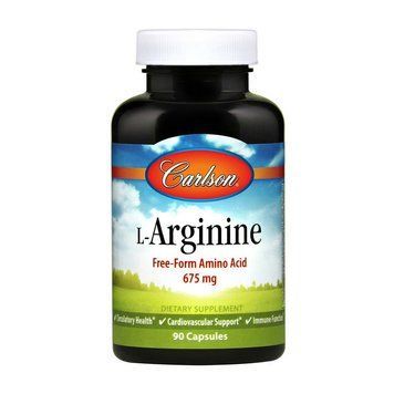 Carlson Labs L-Arginine Free-Form Amino Acid 675 mg (90 caps) 000018662 фото