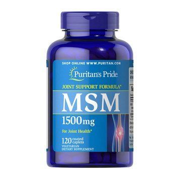 Puritan's Pride Double Strength Glucosamine, Chondroitin & MSM (120 caplets) 000012608 фото