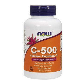 NOW C-500 Calcium Ascorbate-C (100 caps) 000011638 фото