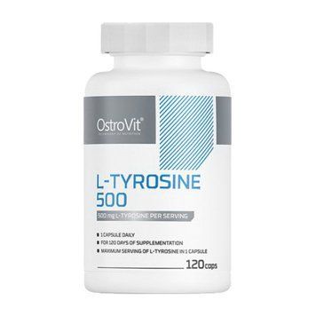 L-тирозин OstroVit L-Tyrosine 500 мг, 120 капсул OstroVit L-Tyrosine 500 mg (120 caps) 000028280 фото