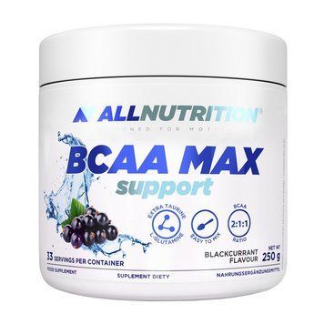 Аминокислоты All Nutrition BCAA Max Support, 250 г All Nutrition BCAA Max Support (250 g, black currant) 000009461 фото