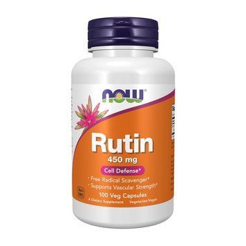 NOW Rutin 450 mg (100 veg caps) 000019574 фото