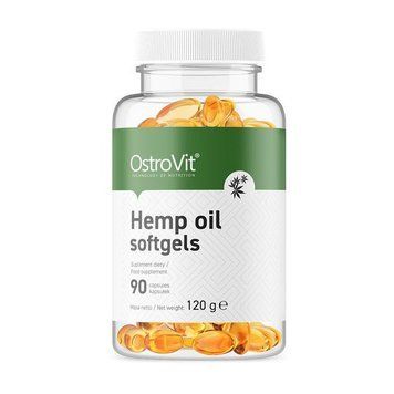 OstroVit Hemp Oil Softgels (90 caps) 000028964 фото