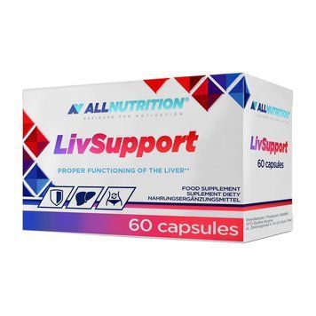 Комплекс для поддержки печени All Nutrition LivSupport, 60 капсул All Nutrition Melatonin Forte 4 mg (120 tab) 000025817 фото