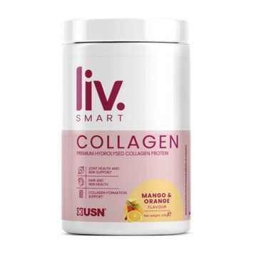 Гидролизованный коллаген USN LivSmart Collagen (330 г, манго-оранжевый) USN LivSmart Collagen (330 g, mango orange) 000026970 фото