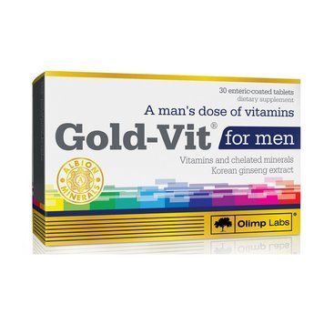Вітамінно-мінеральний комплекс Olimp Gold-Vit for Men (30 таблеток) OLIMP Gold-Vit For Men (30 tab) 000008732 фото