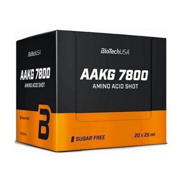 Аминокислотный комплекс BioTech AAKG 7800, 20 ампул по 25 мл, грейпфрут BioTech AAKG 7800 (20*25 ml, pink grapefruit) 000007402 фото