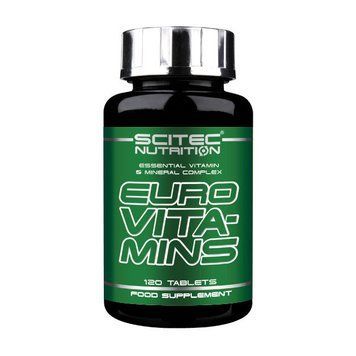 Scitec Nutrition Euro Vita-Mins (120 tabs) Витаминно-минеральный комплекс Scitec Nutrition Euro Vita-Mins 000003000 фото
