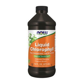 Жидкий хлорофилл NOW Liquid Chlorophyll (мятный вкус), 473 мл 000015956 фото