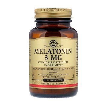 Solgar Melatonin 3 mg (120 nuggets) 000017524 фото