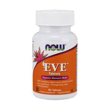 Жіночі мультивітаміни NOW Foods EVE Women's Multi (Преміум комплекс), 90 таблеток NOW EVE (90 tabs) 000007437 фото