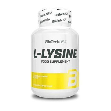 L-лизин BioTechUSA L-Lysine, 90 капсул BioTech L-Lysine 1680 mg (90 caps) 000018268 фото