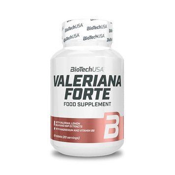 Рослинний комплекс з магнієм BioTechUSA Valerian Forte, 60 таблеток 000033115 фото