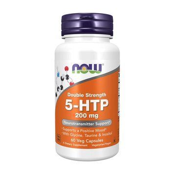 NOW 5-HTP 200 mg (60 vcaps) 000005642 фото