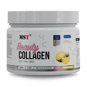 Коллаген с гиалуроновой кислотой MST Collagen Beauty, (225 g, pineapple) 000027635 фото