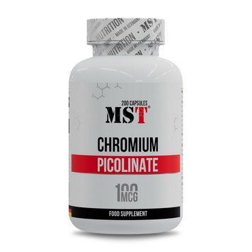 Пиколинат хрома MST Chromium Picolinate 100 мкг, (200 caps) 000030472 фото