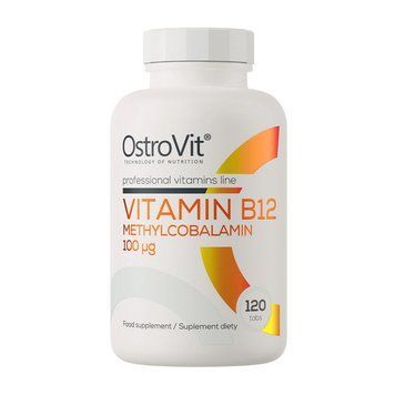 Витамин B12 метилкобаламин OstroVit Vitamin B12 Methylcobalamin 120 таблеток 000033152 фото