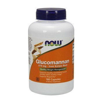 NOW Glucomannan 575 mg (180 caps) 000009213 фото