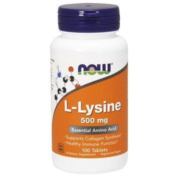 L-лізин NOW L-Lysine 500 мг (100 таблеток) NOW L-Lysine 500 mg (100 tabs) 000008131 фото