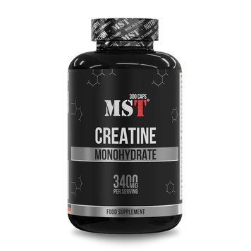 Креатин моногидрат MST Creatine Monohydrate 3400 mg (300 капсул) MST Creatine Monohydrate 3400 mg (300 caps) 000032190 фото