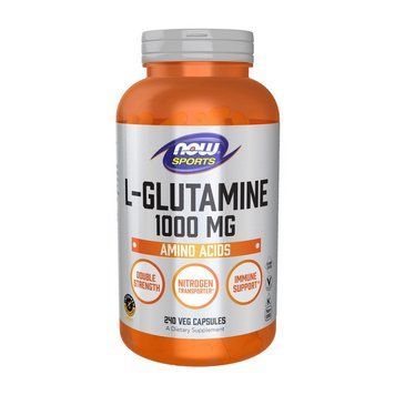 NOW L-Glutamine 1000 mg (240 veg caps) 000018570 фото