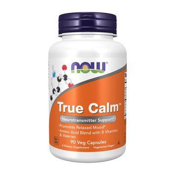 NOW True Calm Amino Relaxer (90 veg caps) 000008882 фото