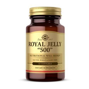 Solgar Royal Jelly "500" (60 softgels) 000019657 фото