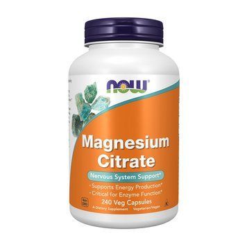 NOW Magnesium Citrate (180 softgels) 000020340 фото