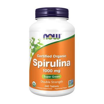 Спирулина в таблетках NOW Foods Spirulina 1000 мг 000030822 фото